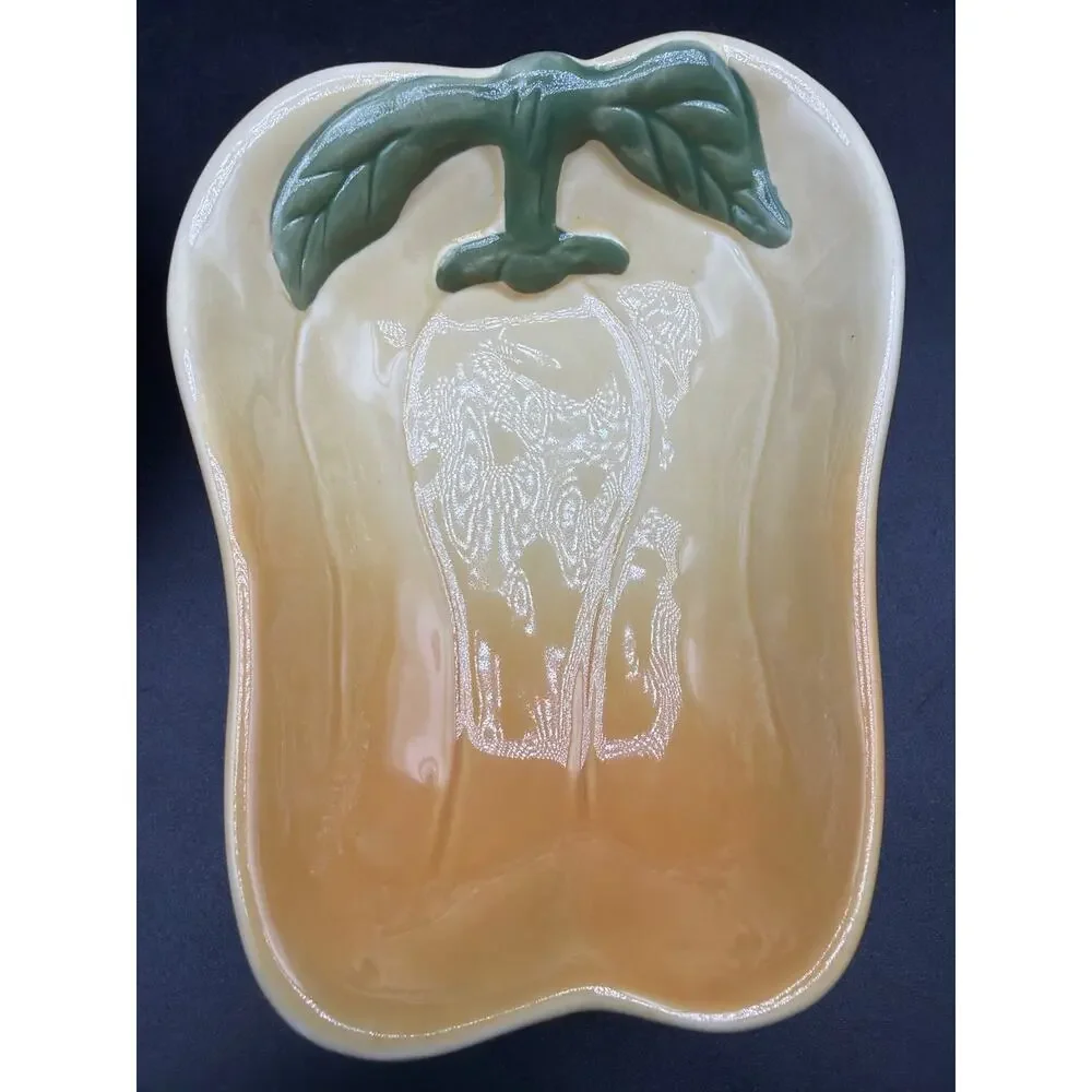 Williams Sonoma Jardin Potager Tomato & Yellow Pepper Dip Bowls Set of 2 Disco